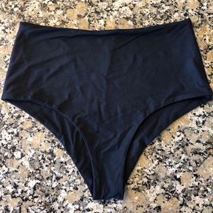 L*Space Black Portia Bikini Bottoms Size M